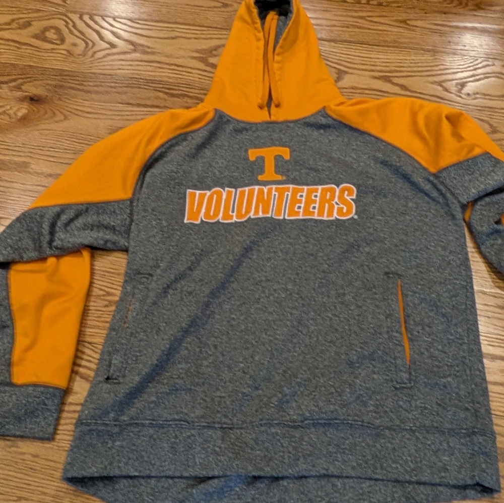 Volunteers Gray and Orange Men's Sweater